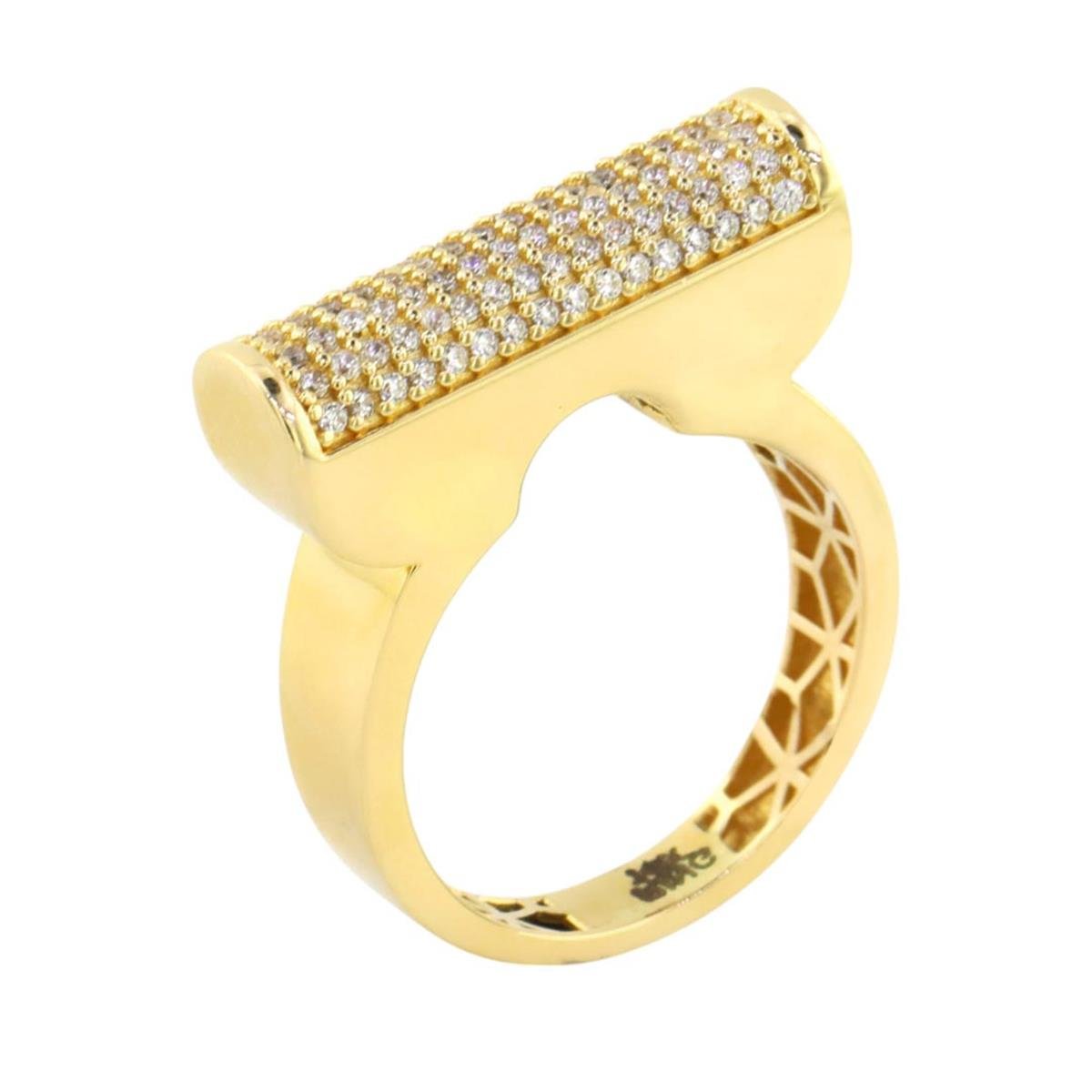 14 Ayar Altın Tasarım Yüzük  -  0188561