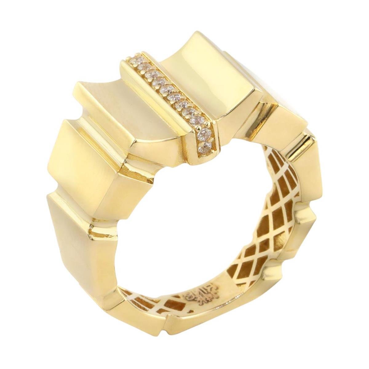 14 Ayar Altın Tasarım Yüzük  -  0188614