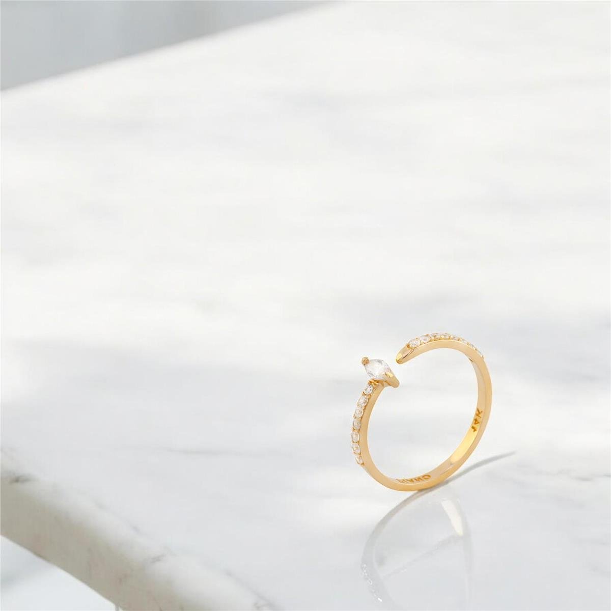 14 Ayar Altın Tasarım Yüzük  -  0188739