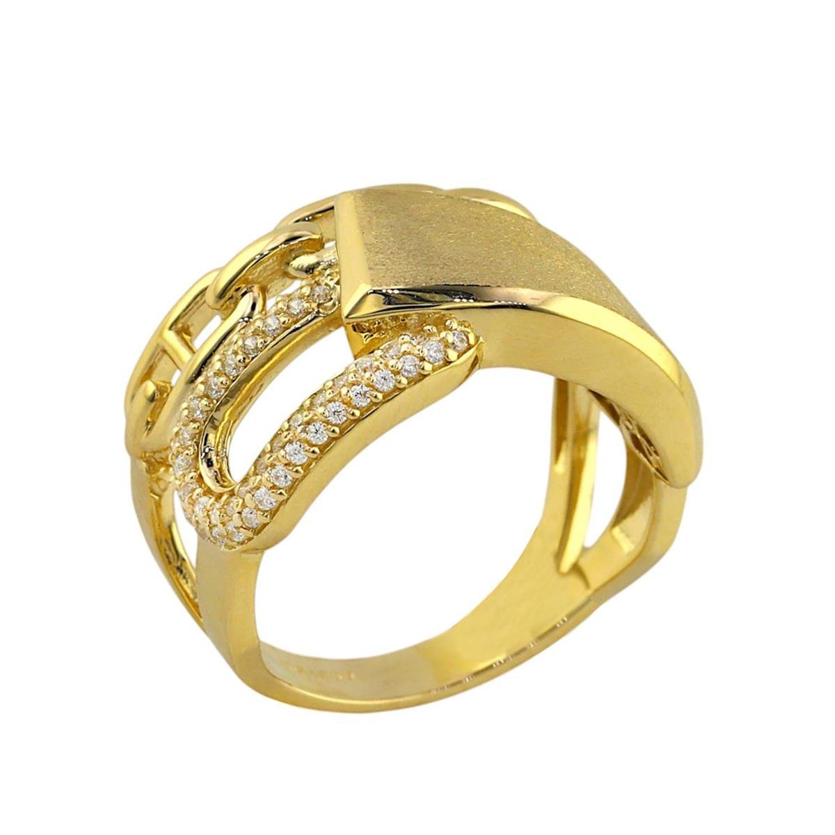 14 Ayar Altın Tasarım Yüzük  -  0192607