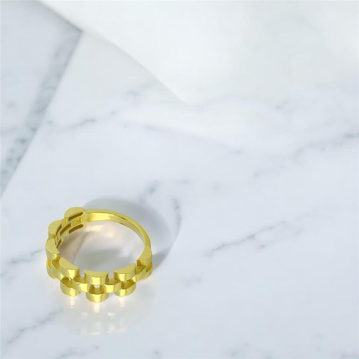 14 Ayar Altın Tasarım Yüzük  -  0193021