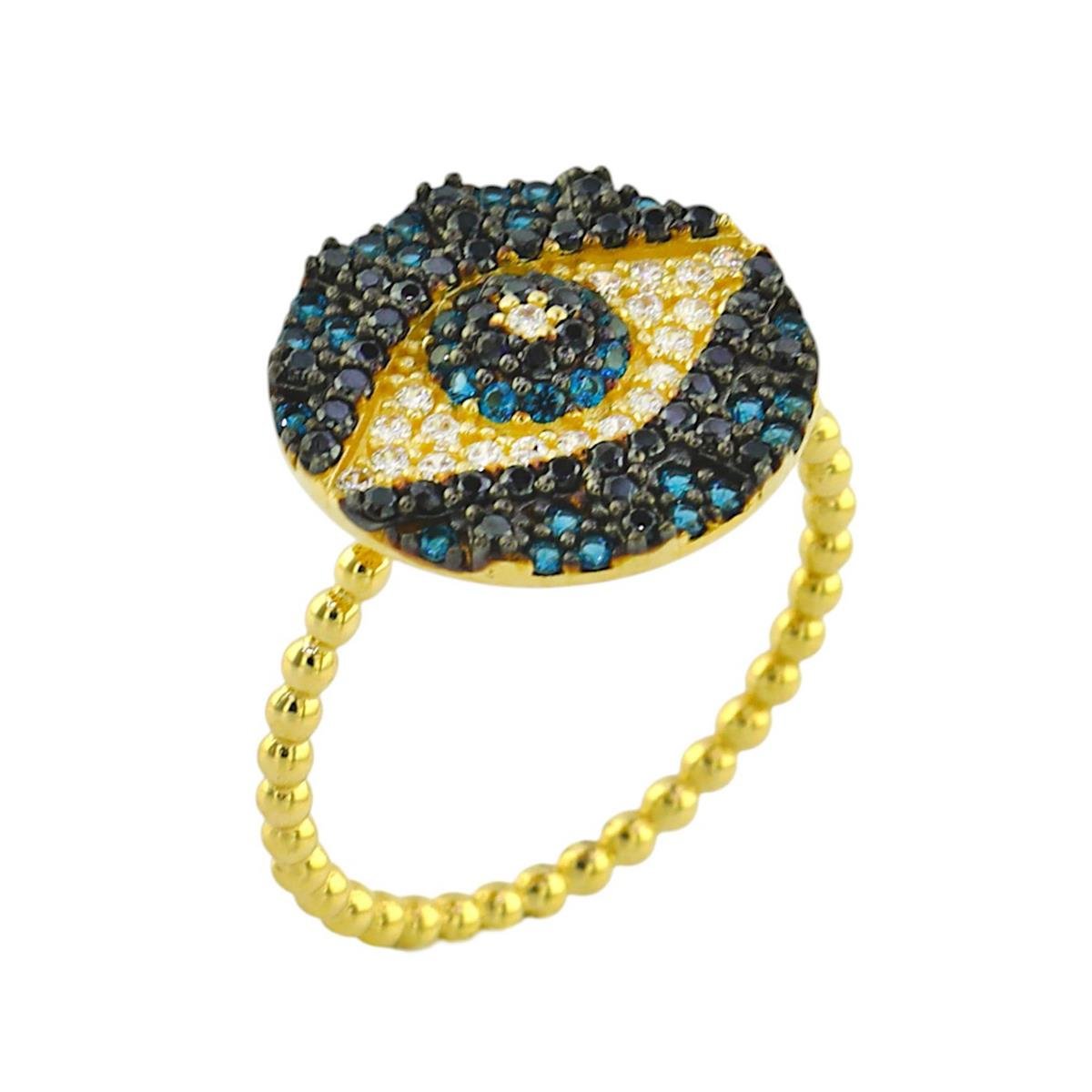 14 Ayar Altın Tasarım Yüzük  -  0194390