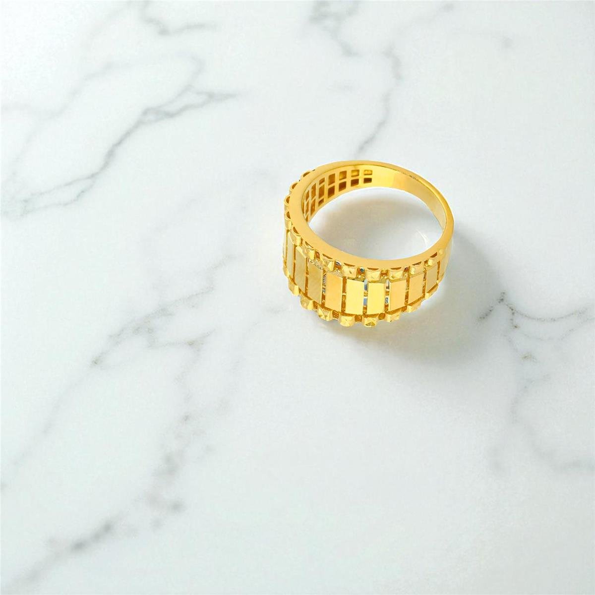 14 Ayar Altın Tasarım Yüzük  -  0194398