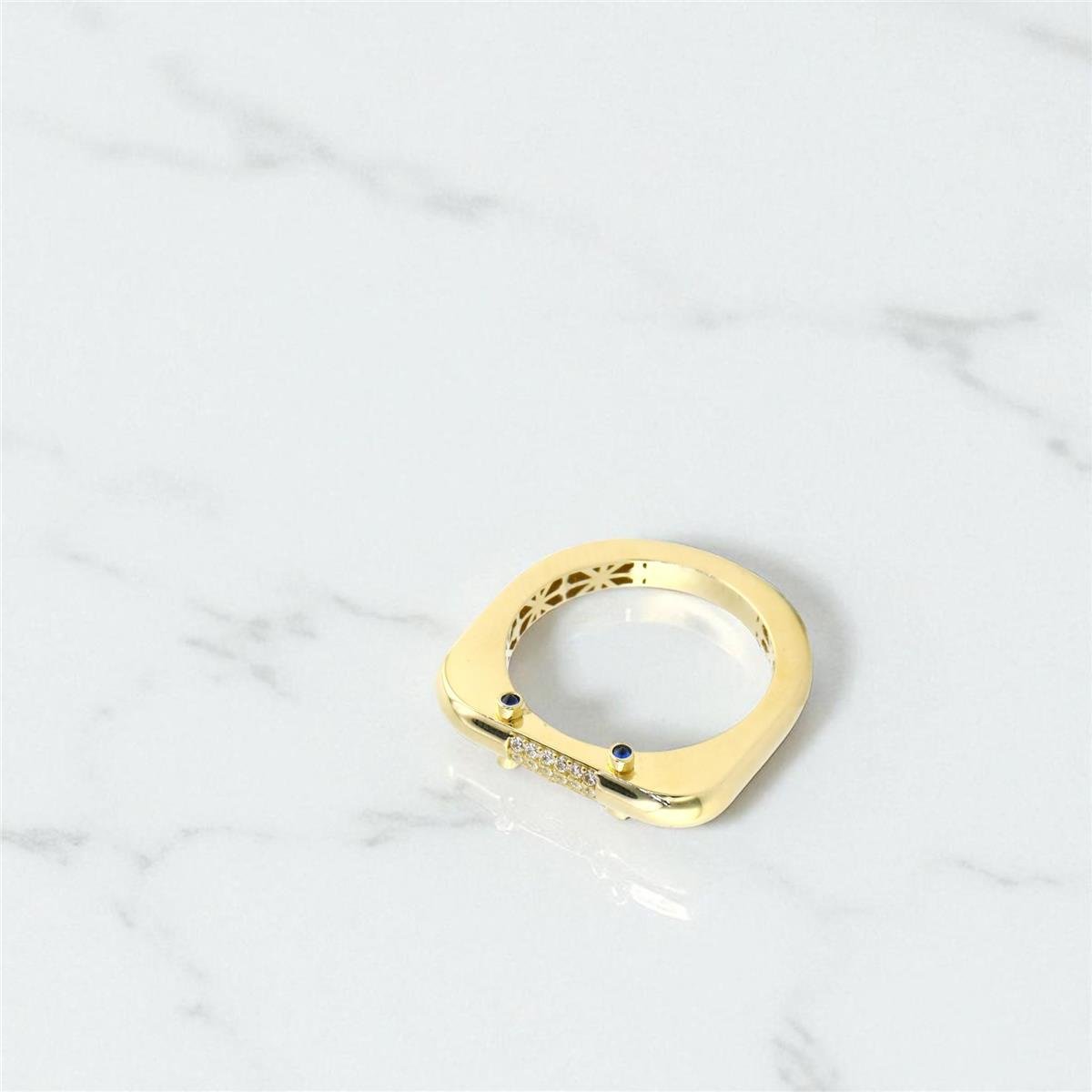 14 Ayar Altın Tasarım Yüzük  -  0195040