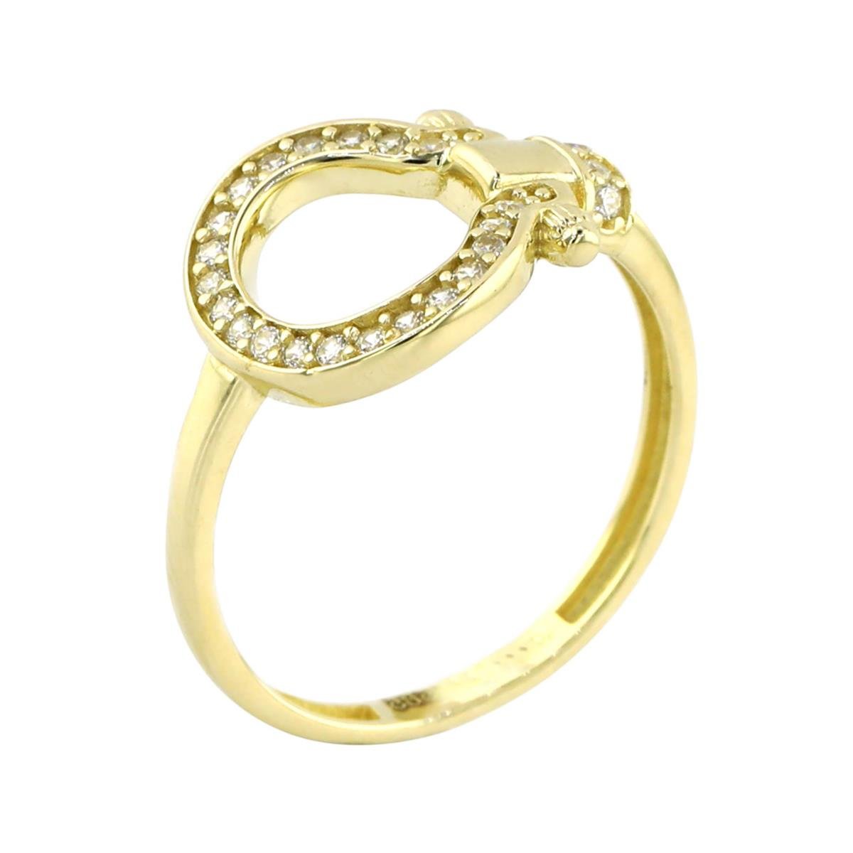 14 Ayar Altın Tasarım Yüzük  -  0195071