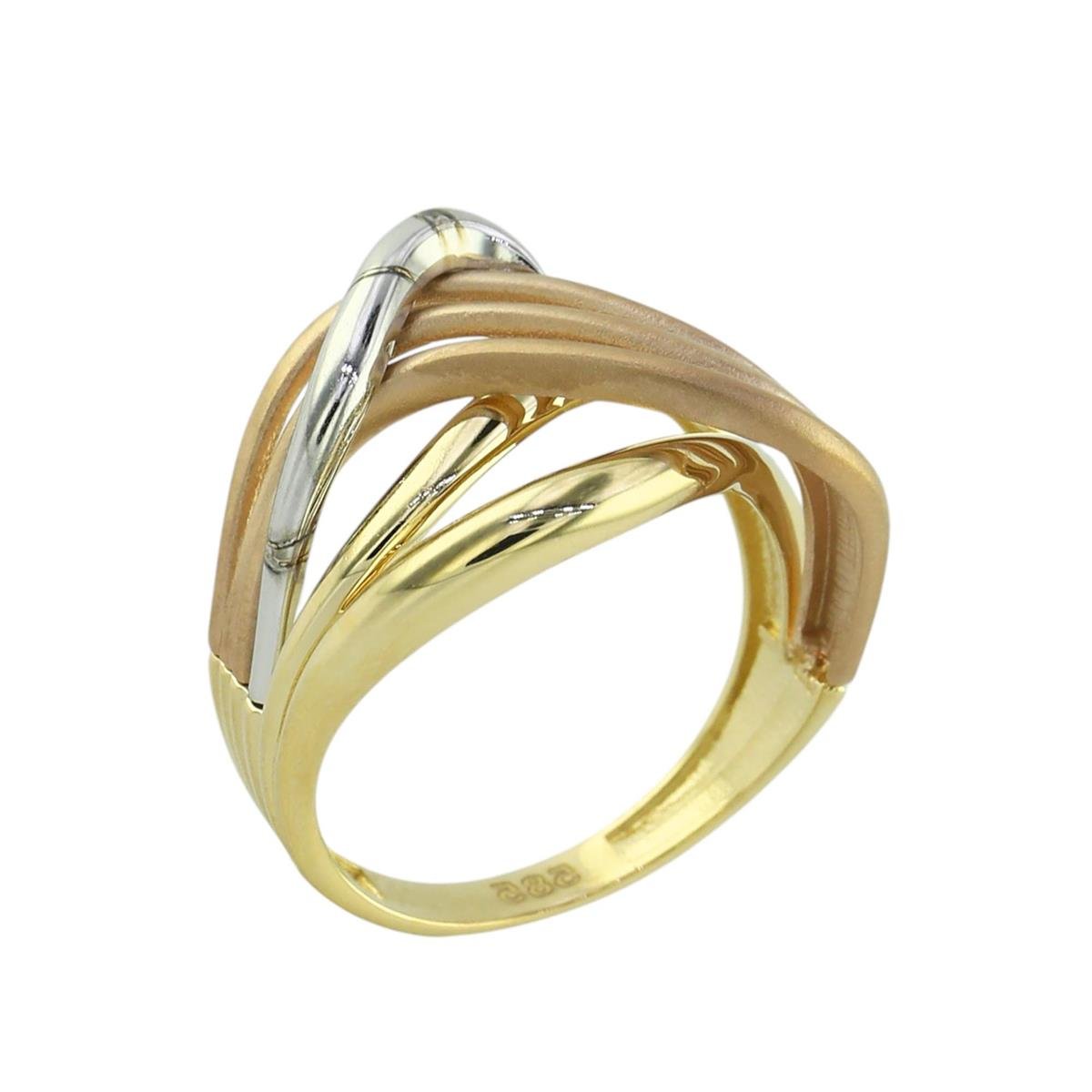 14 Ayar Altın Tasarım Yüzük  -  0196054