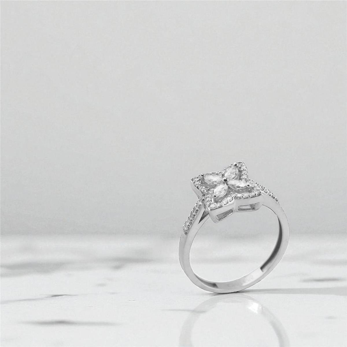 14 Ayar Altın Tasarım Yüzük  -  0196638