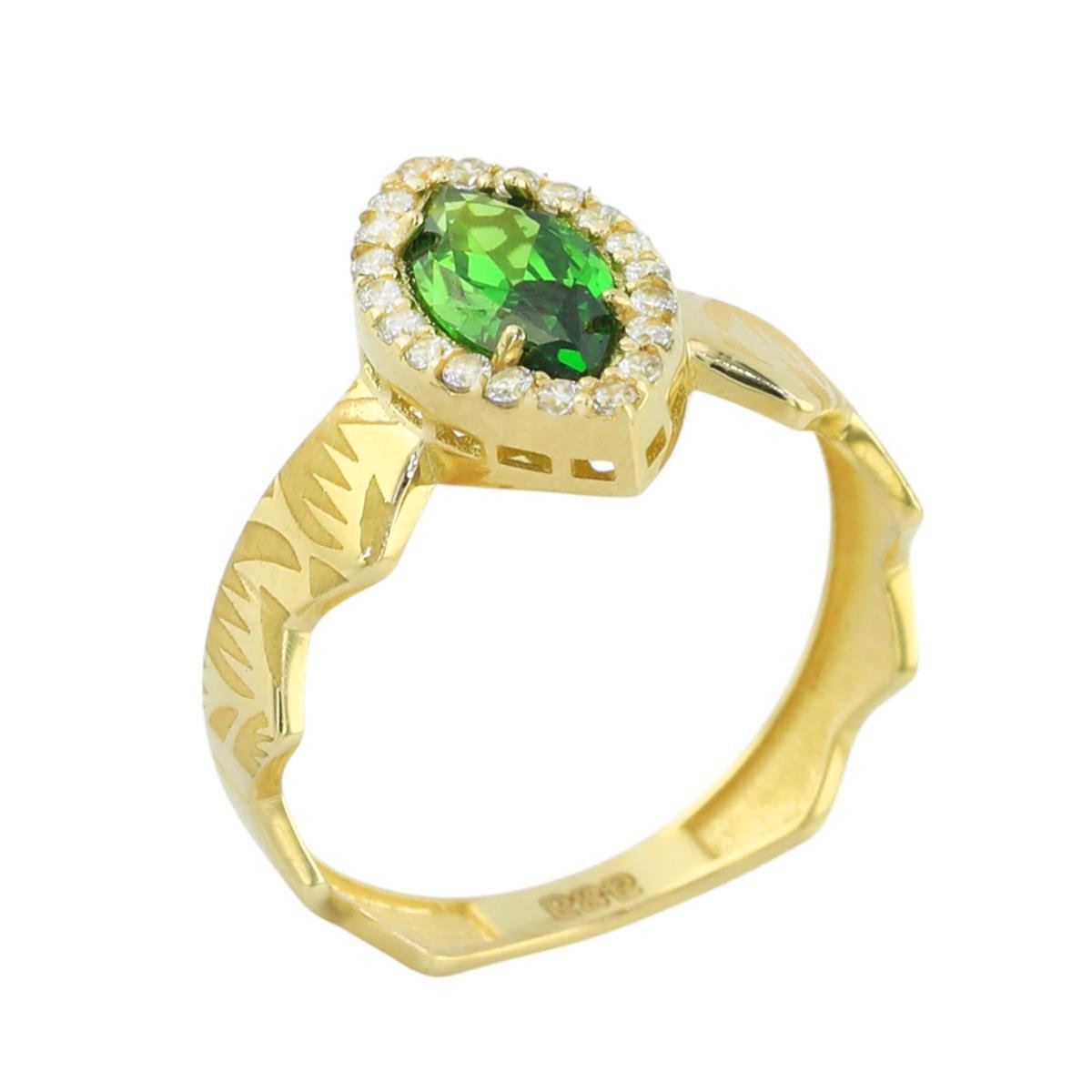 14 Ayar Altın Tasarım Yüzük  -  0196790