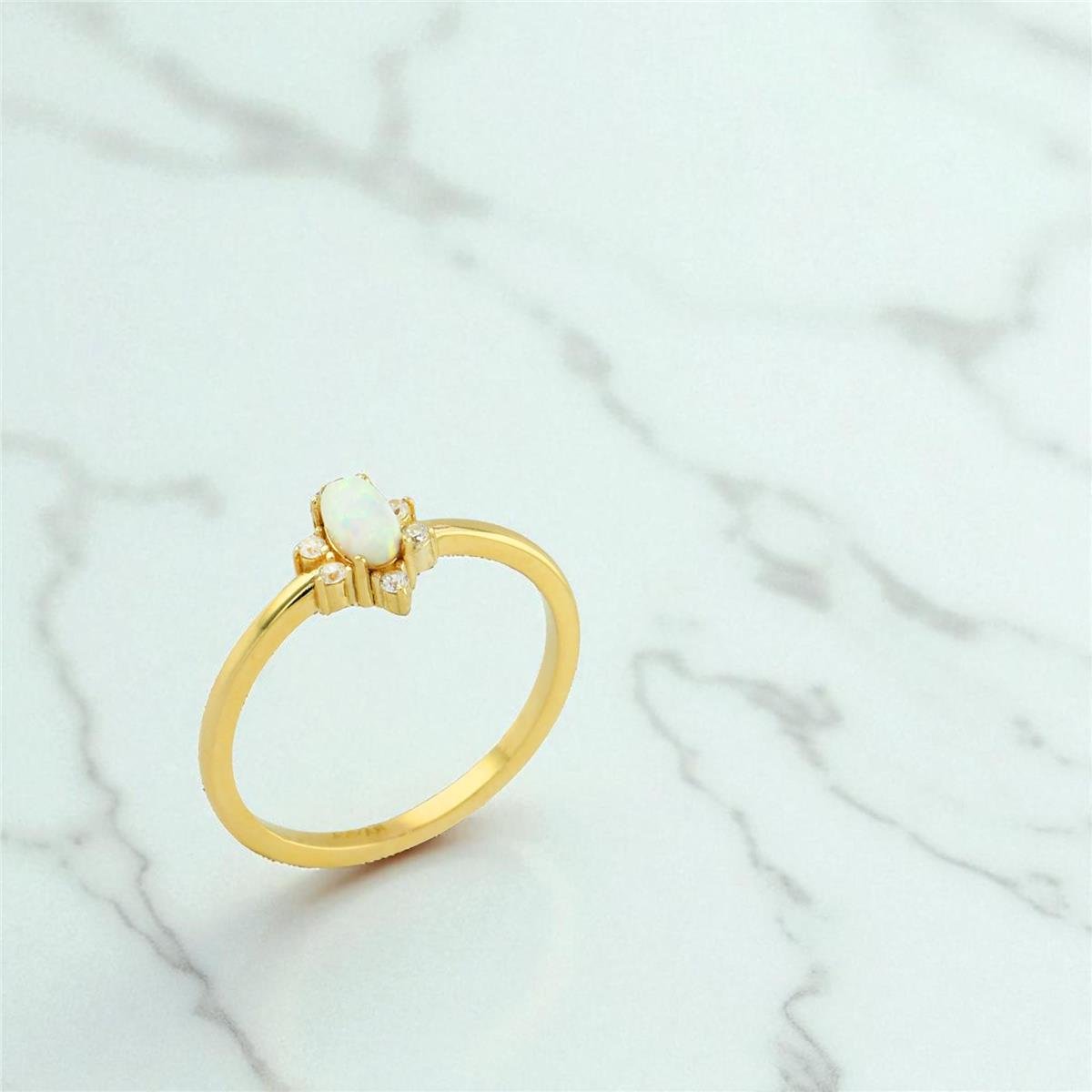 14 Ayar Altın Tasarım Yüzük  -  0197918