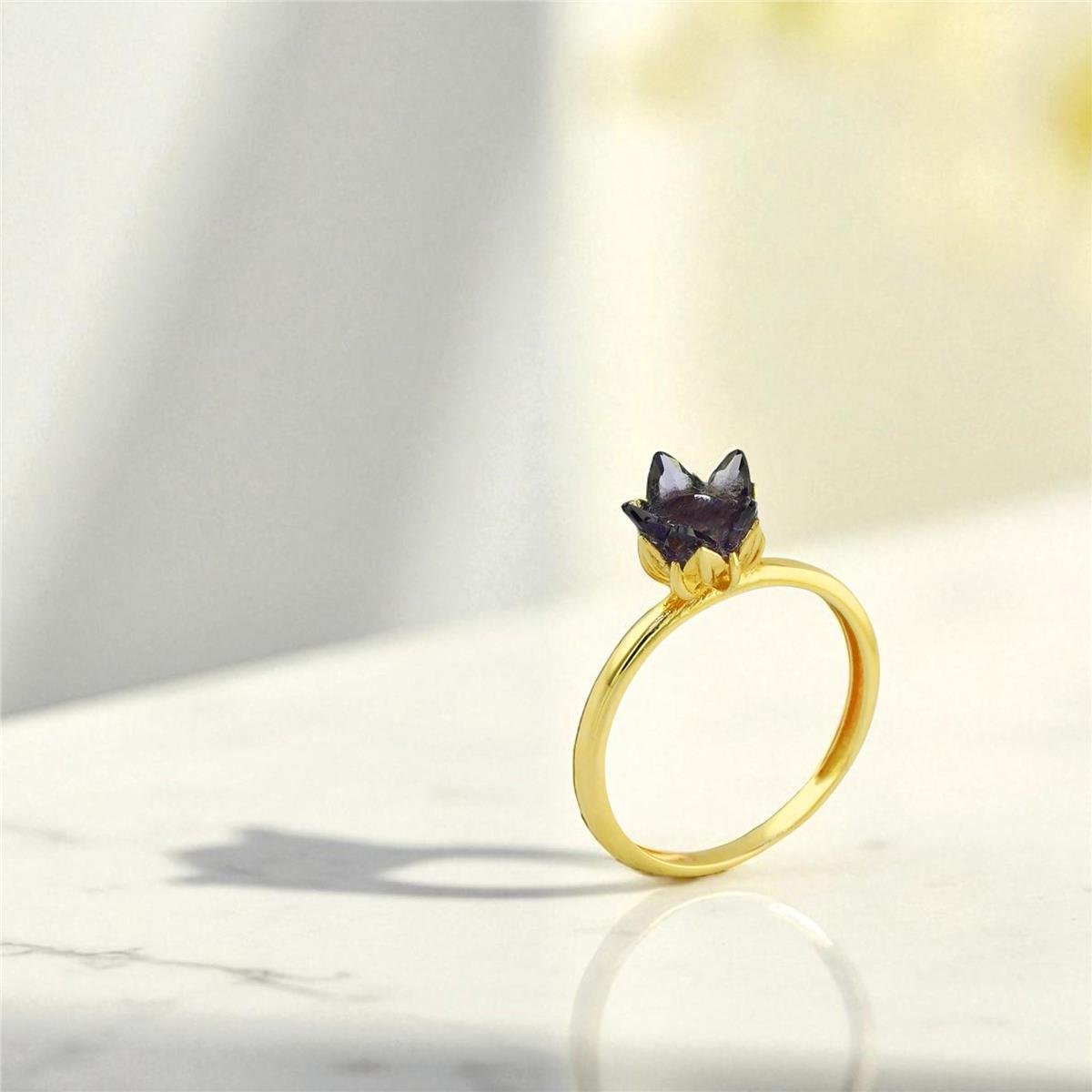 14 Ayar Altın Tasarım Yüzük  -  0197922