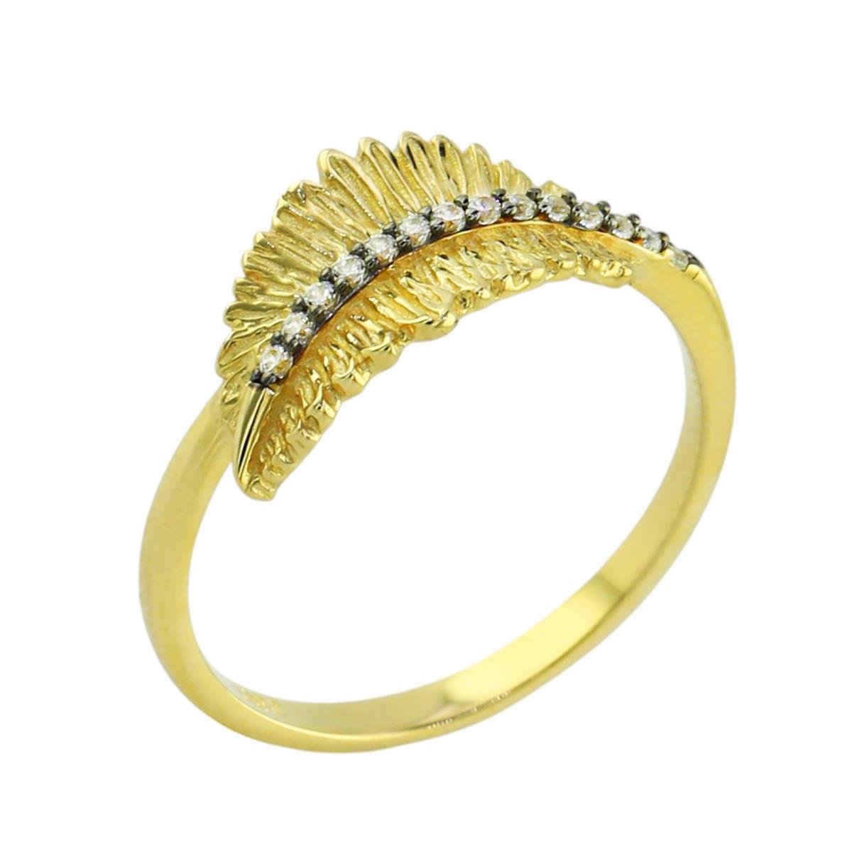 14 Ayar Altın Tasarım Yüzük  -  0197925