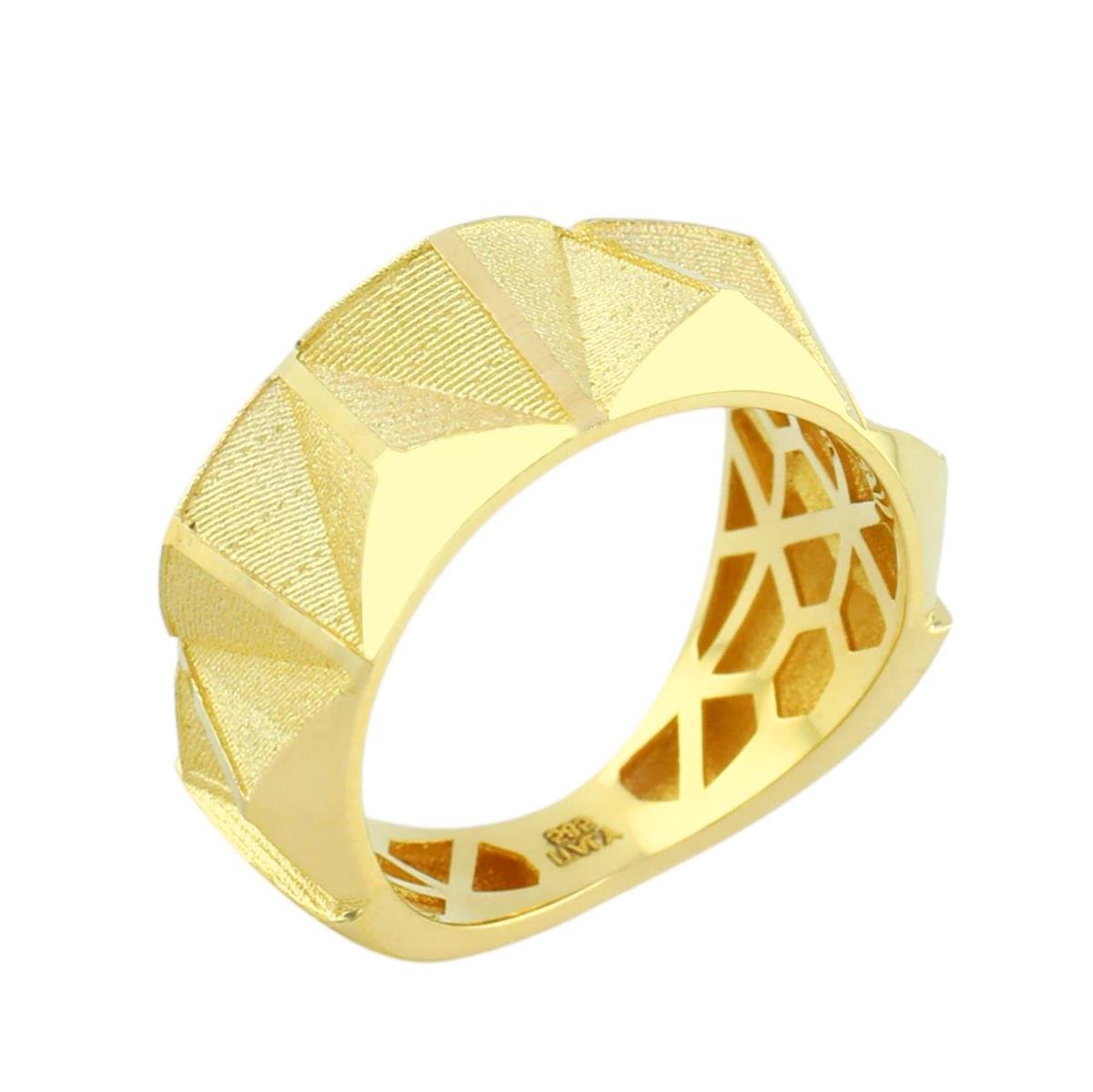 14 Ayar Altın Tasarım Yüzük  -  0198203