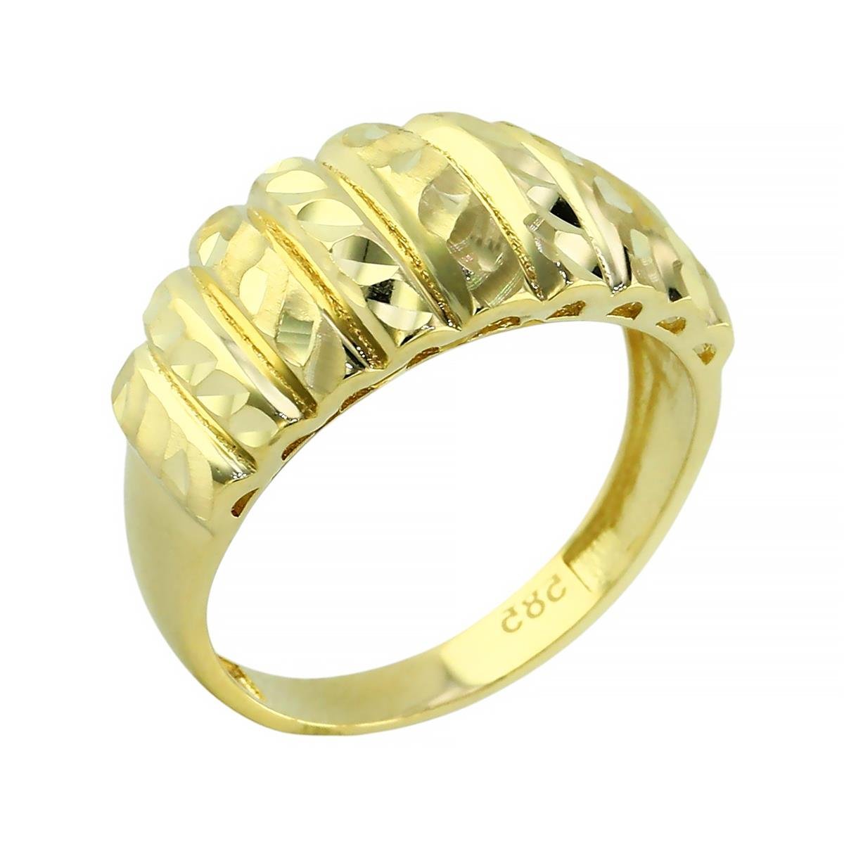 14 Ayar Altın Tasarım Yüzük  -  0198962