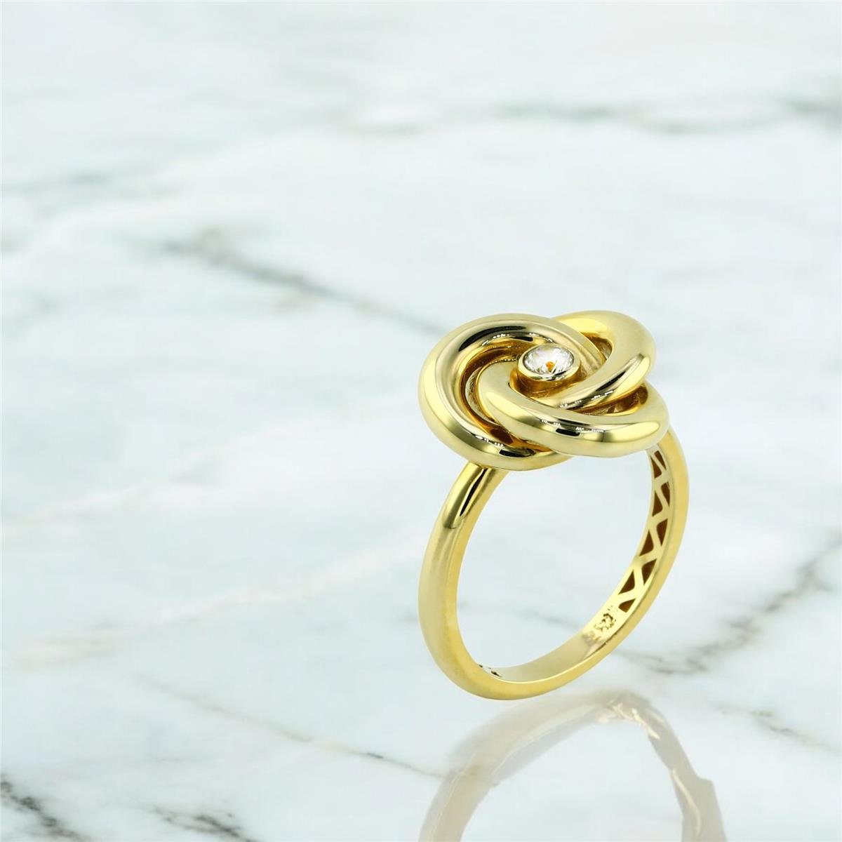 14 Ayar Altın Tasarım Yüzük  -  0198965