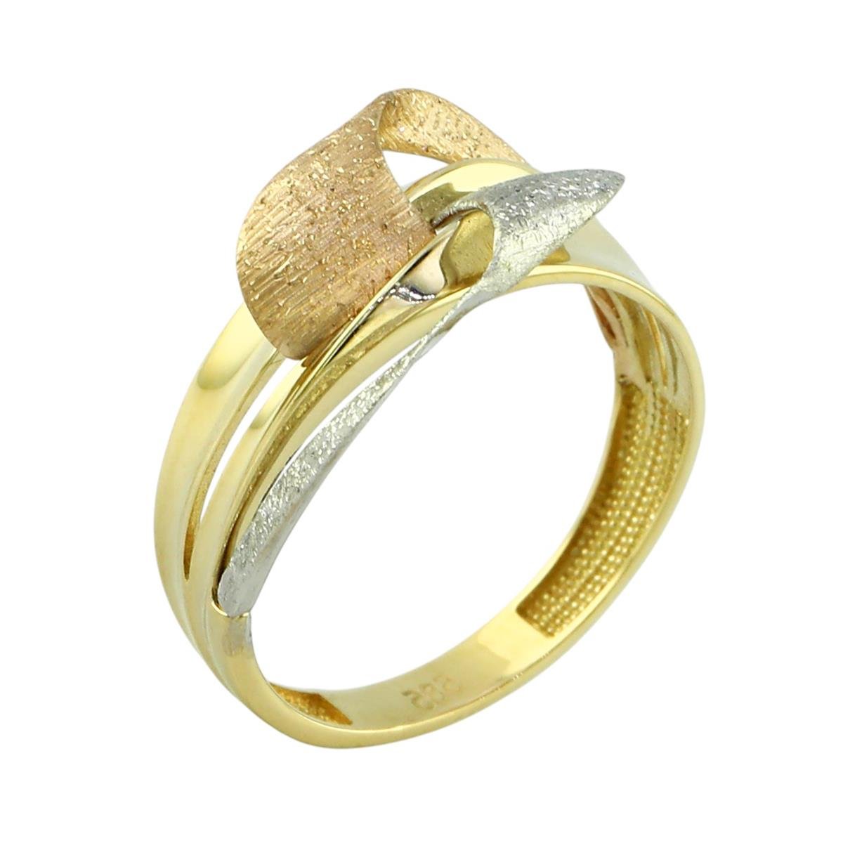 14 Ayar Altın Tasarım Yüzük  -  0198974