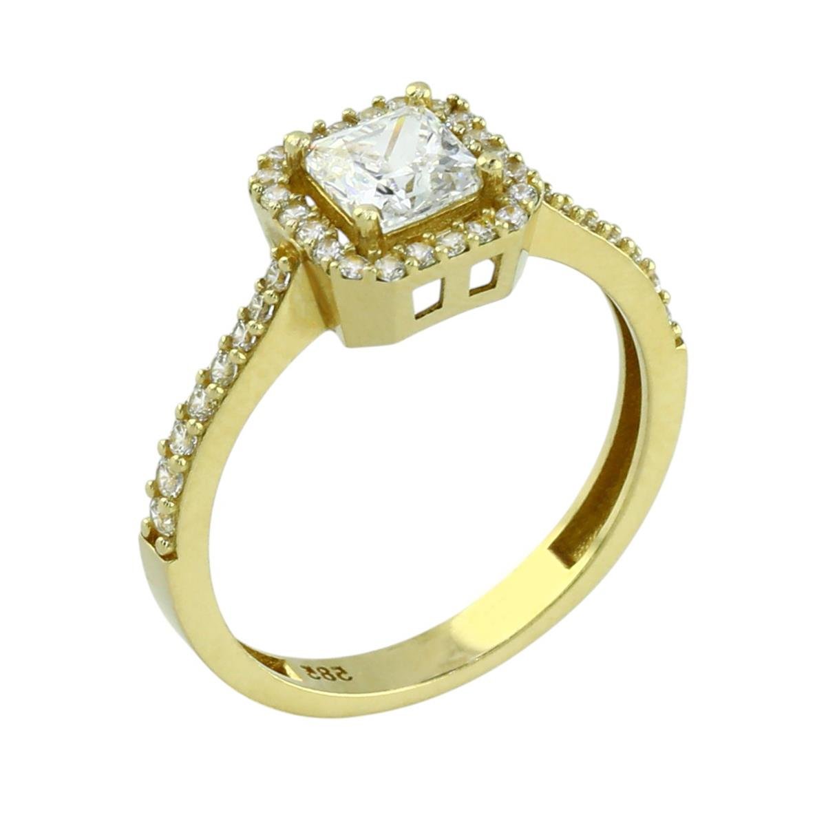 14 Ayar Altın Tasarım Yüzük  -  0198995