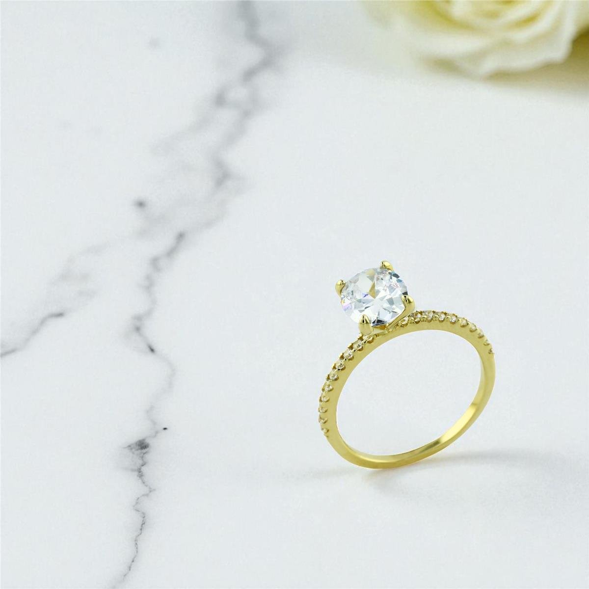 14 Ayar Altın Tasarım Yüzük  -  0199720