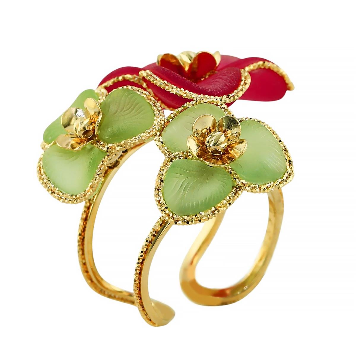 14 Ayar Altın Tasarım Yüzük  -  0200404