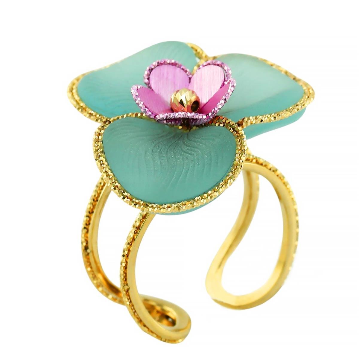 14 Ayar Altın Tasarım Yüzük  -  0200408