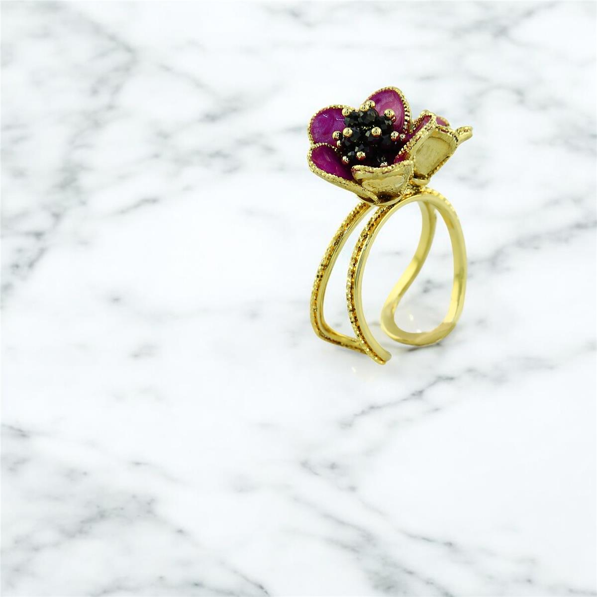 14 Ayar Altın Tasarım Yüzük  -  0200416