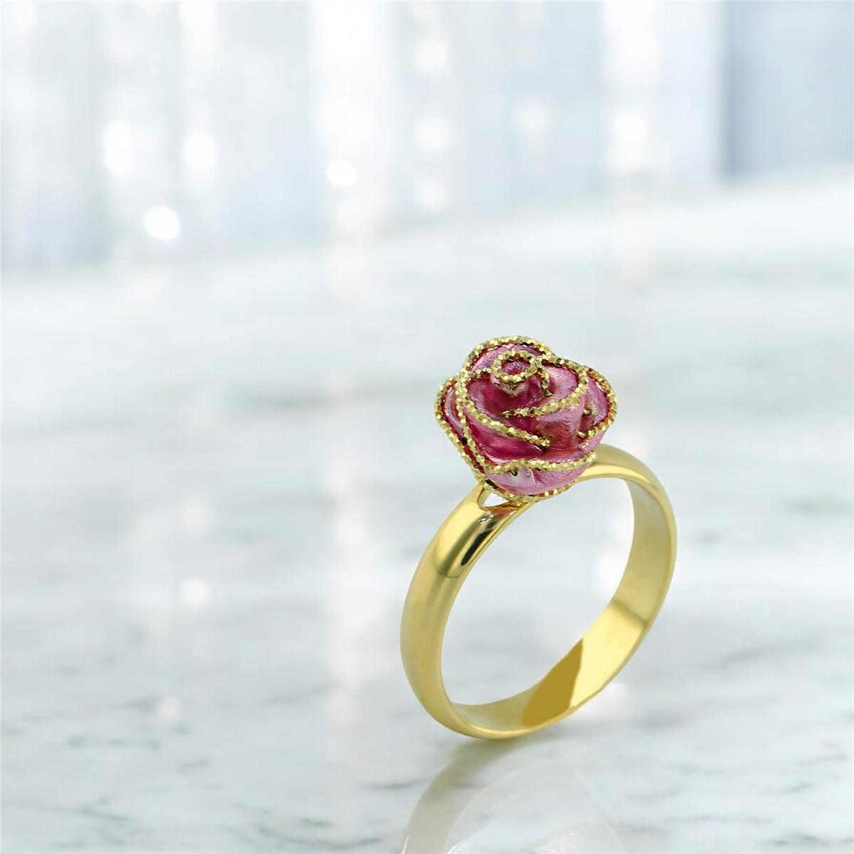 14 Ayar Altın Tasarım Yüzük  -  0200430