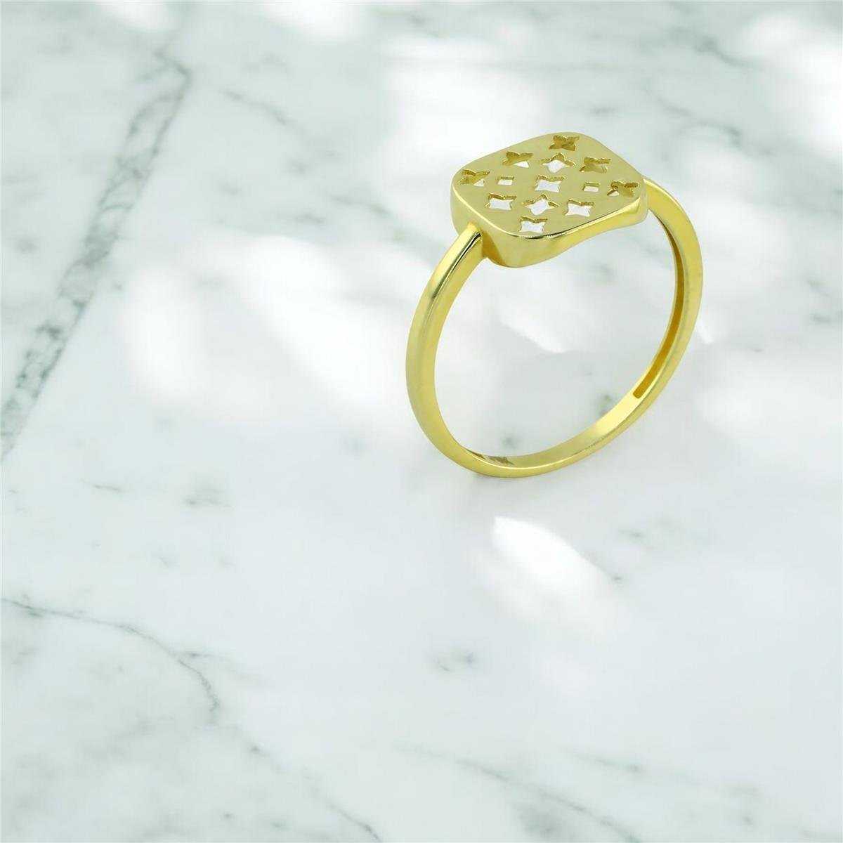 14 Ayar Altın Tasarım Yüzük  -  0201313