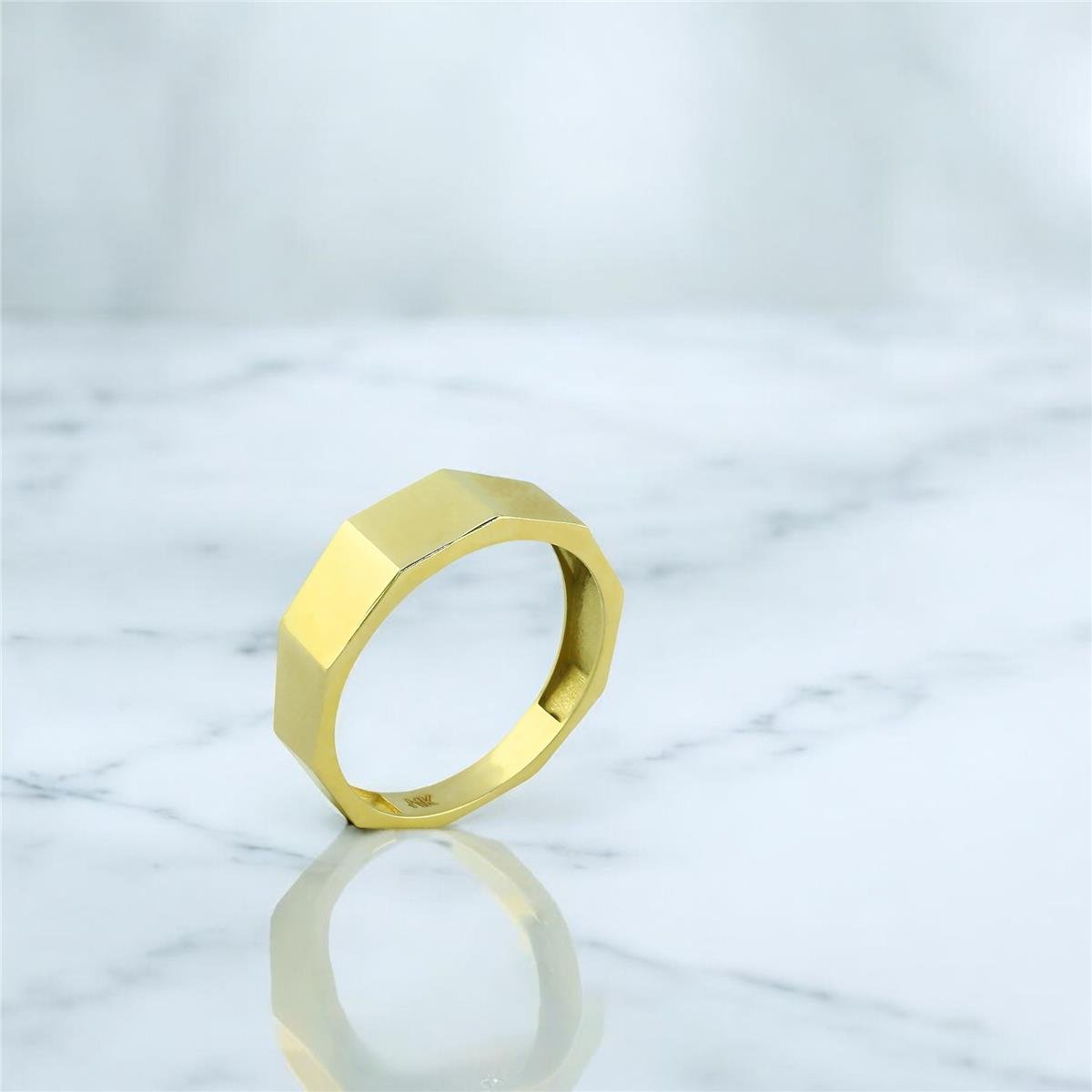 14 Ayar Altın Tasarım Yüzük  -  0201324