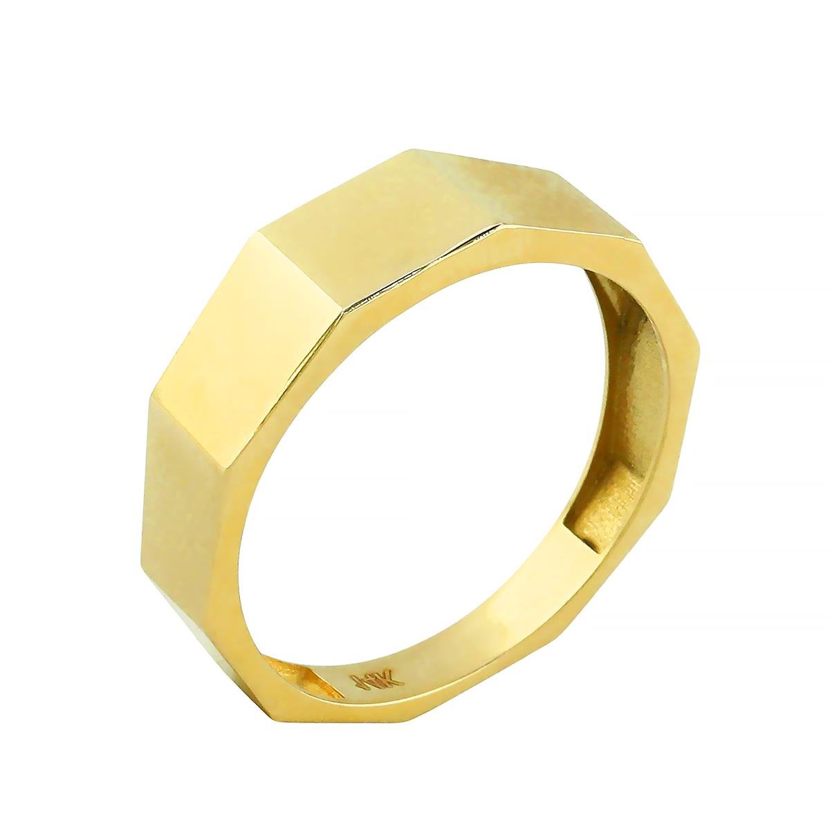 14 Ayar Altın Tasarım Yüzük  -  0201324