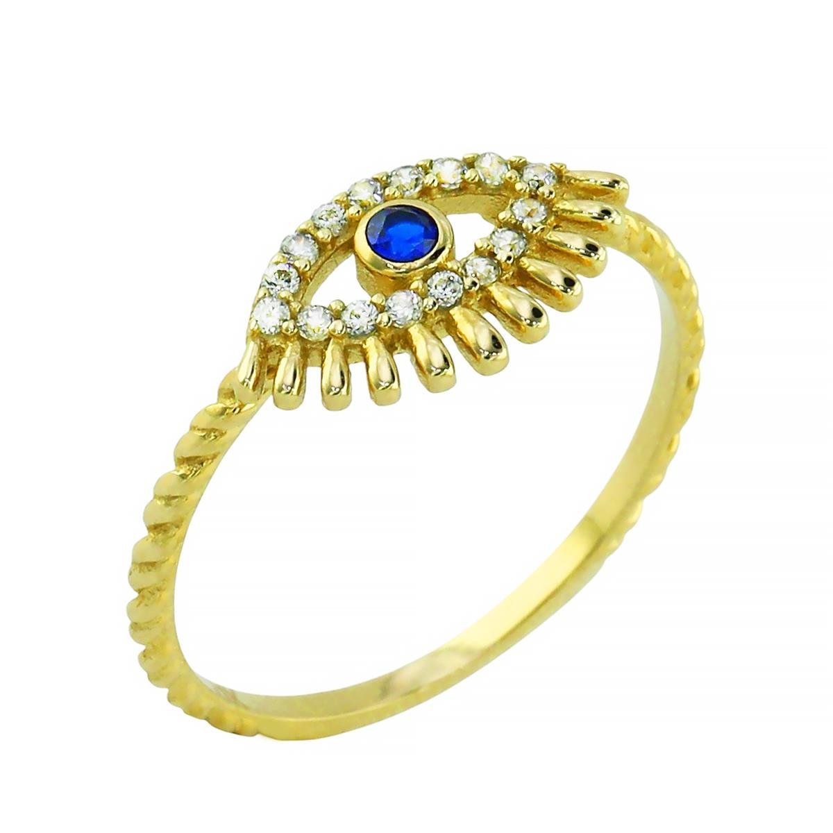 14 Ayar Altın Tasarım Yüzük  -  0201346