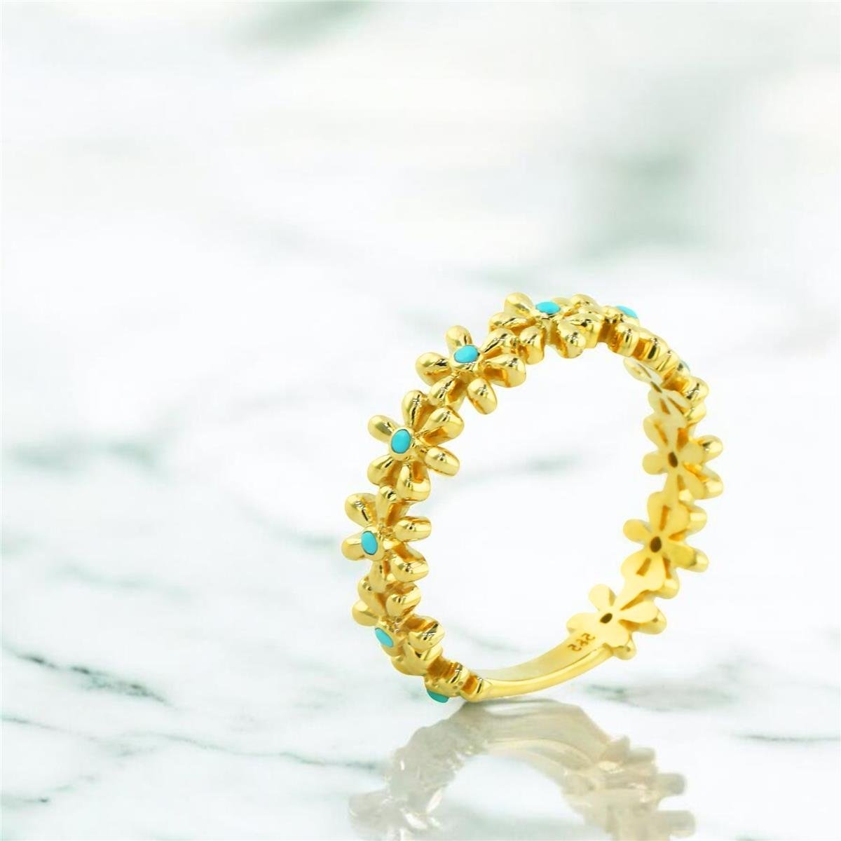 14 Ayar Altın Tasarım Yüzük  -  0201772