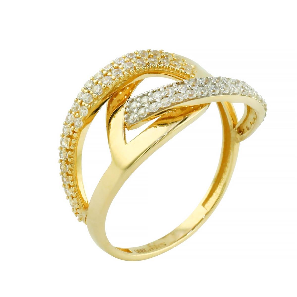 14 Ayar Altın Tasarım Yüzük  -  0202551