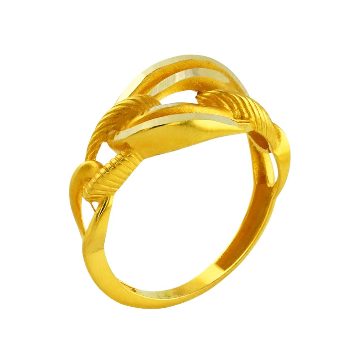 14 Ayar Altın Tasarım Yüzük  -  0202652