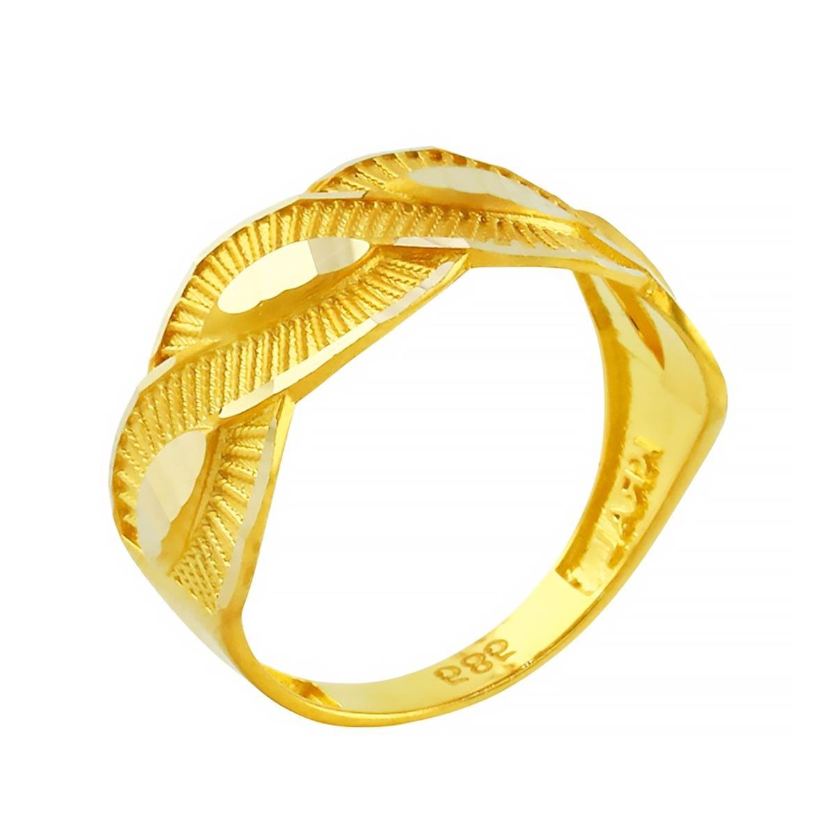 14 Ayar Altın Tasarım Yüzük  -  0202656