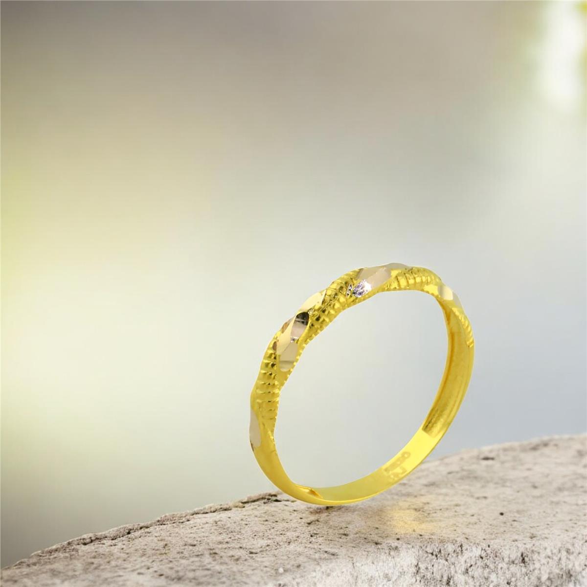 14 Ayar Altın Tasarım Yüzük  -  0202684