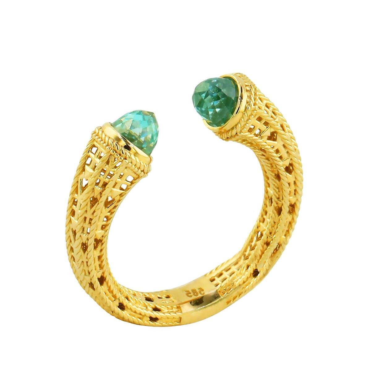 14 Ayar Altın Tasarım Yüzük  -  0203463