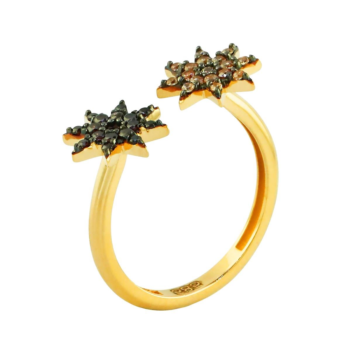 14 Ayar Altın Tasarım Yüzük  -  0203715