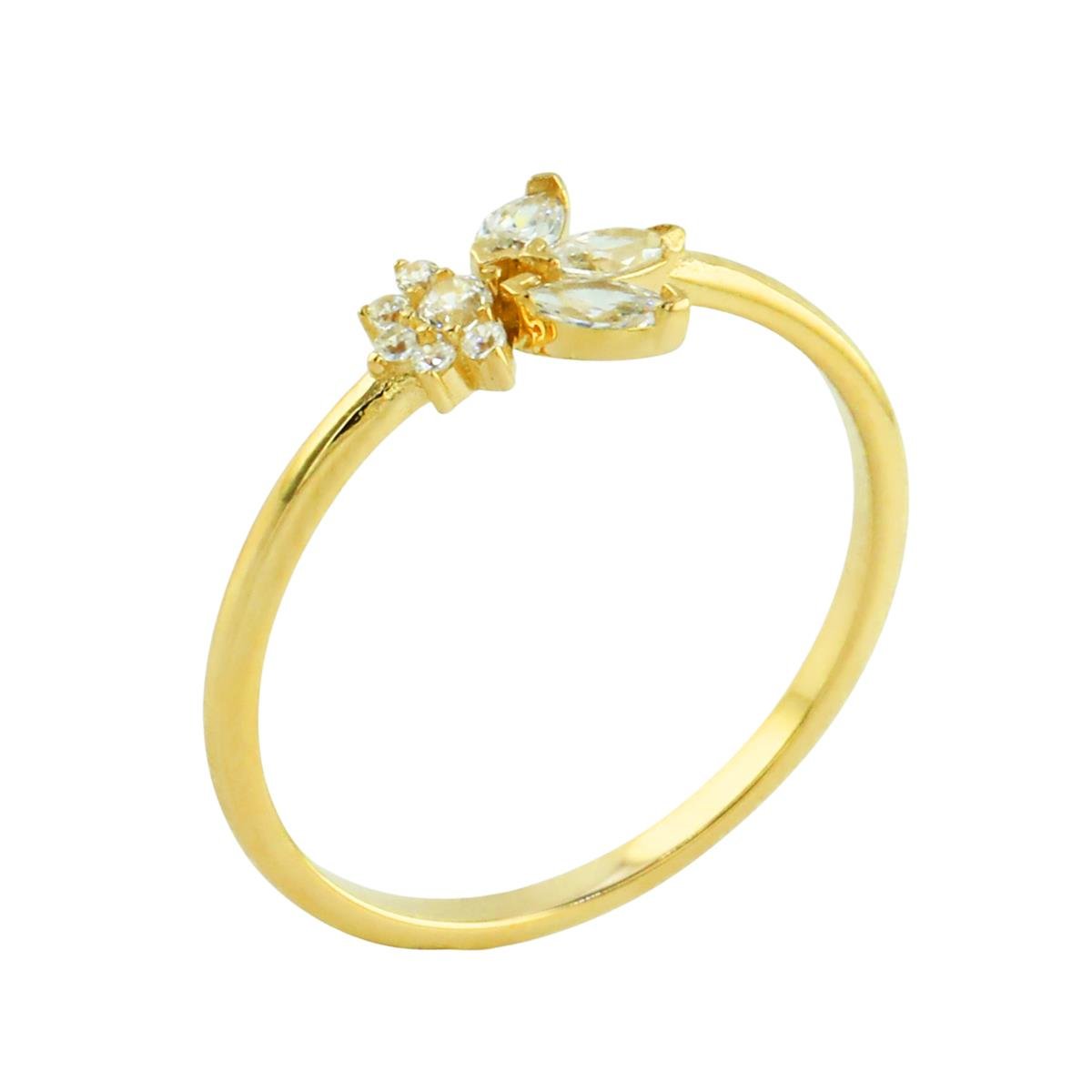 14 Ayar Altın Tasarım Yüzük  -  0203754