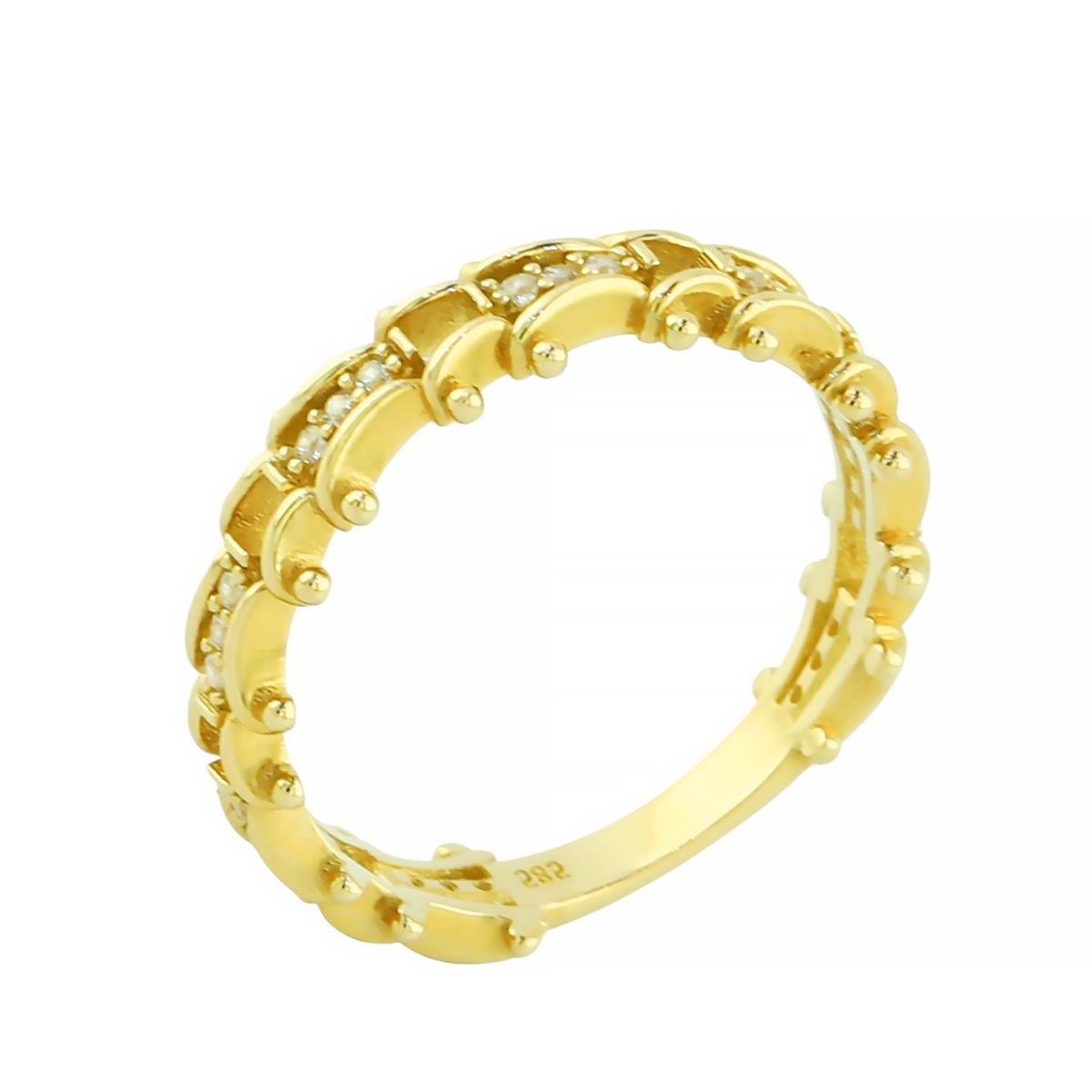 14 Ayar Altın Tasarım Yüzük  -  0205105