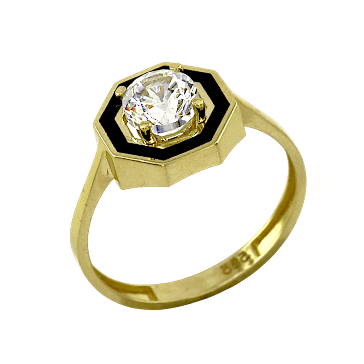 14 Ayar Altın Tasarım Yüzük  -  K231700