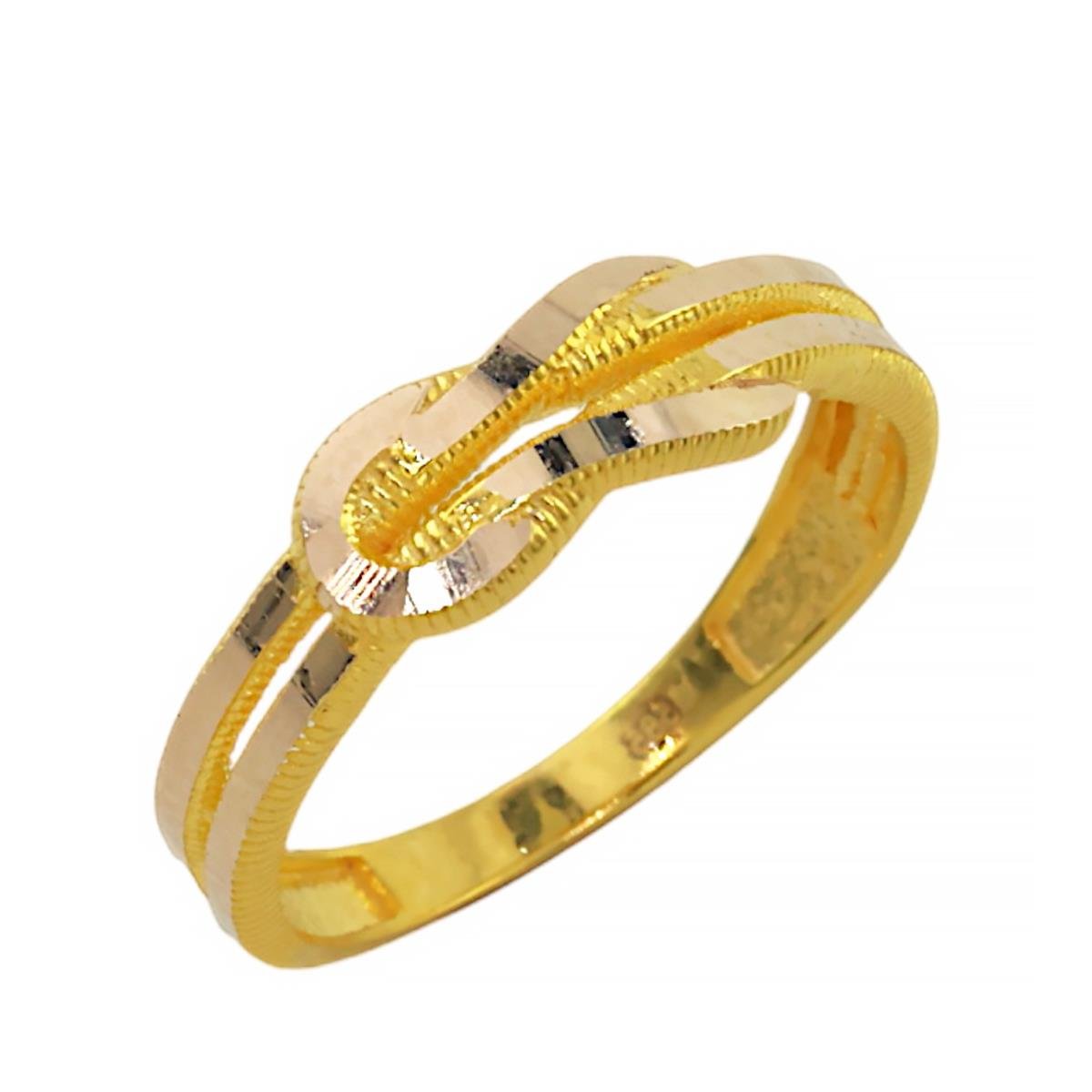 14 Ayar Altın Tasarım Yüzük  -  K232439