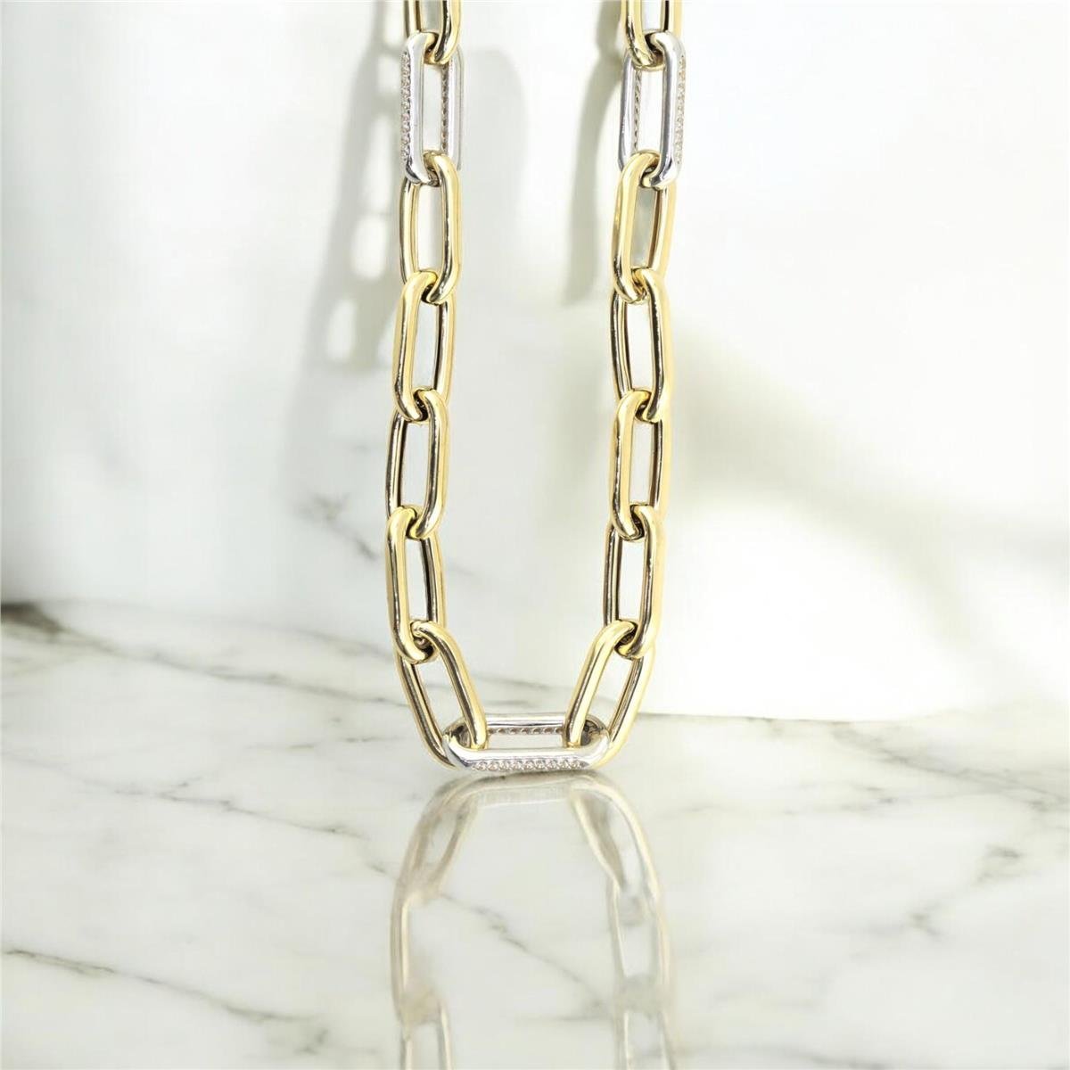 14 Ayar Altın Tasarım Zincir  -  0180607