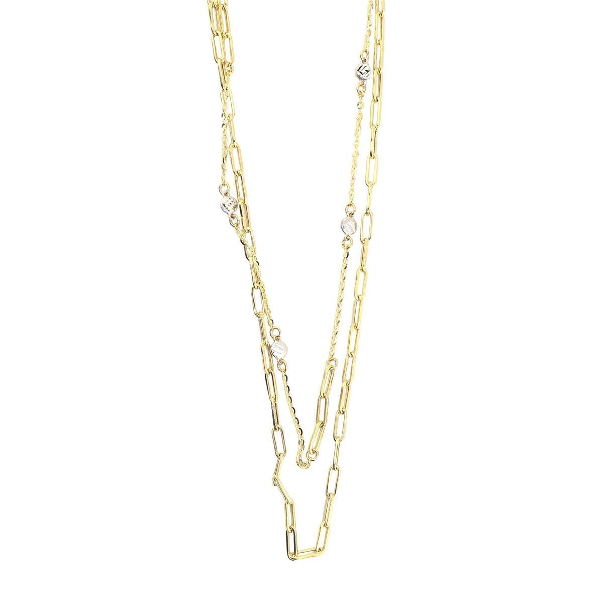 14 Ayar Altın Tasarım Zincir  -  0181235