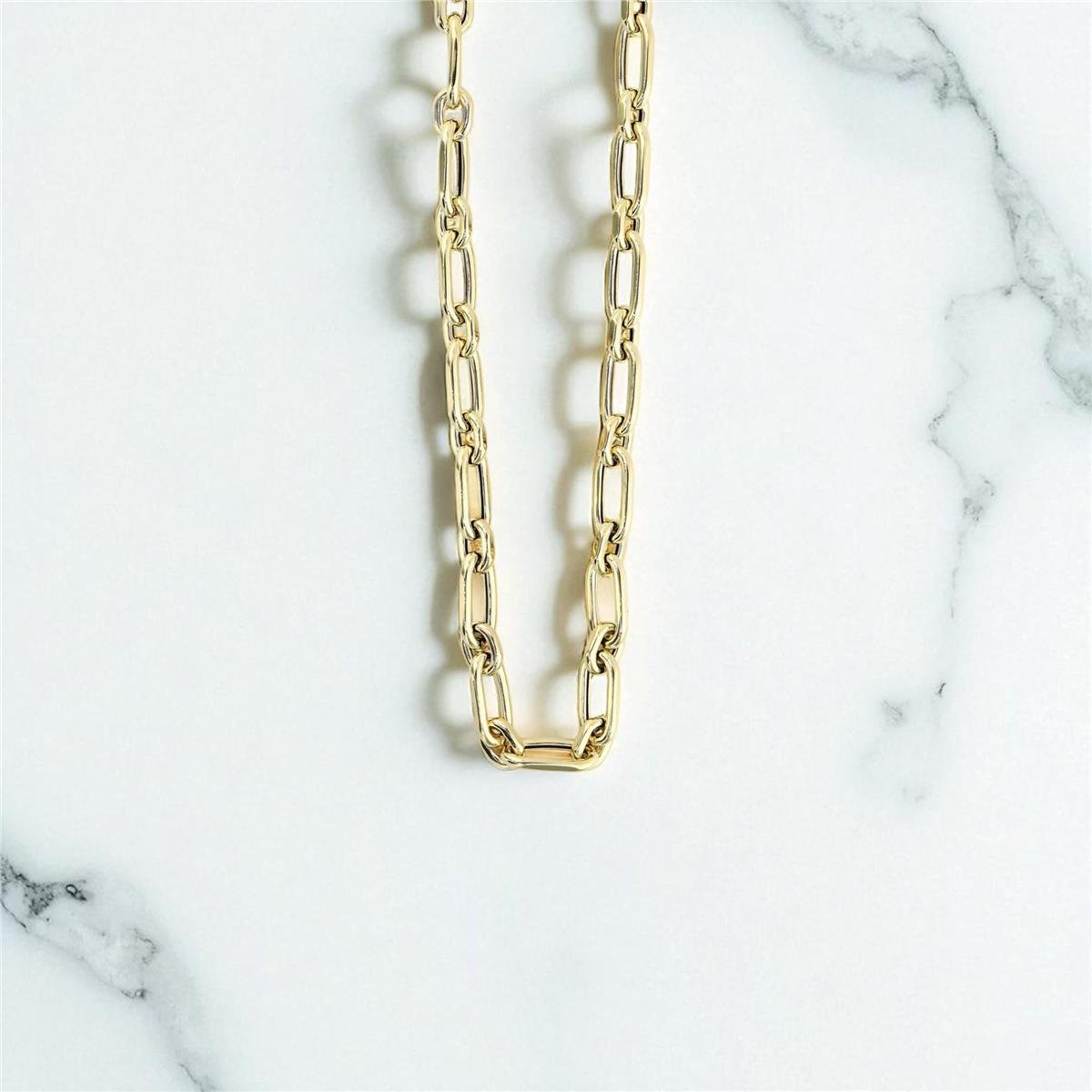 14 Ayar Altın Tasarım Zincir  -  0195114