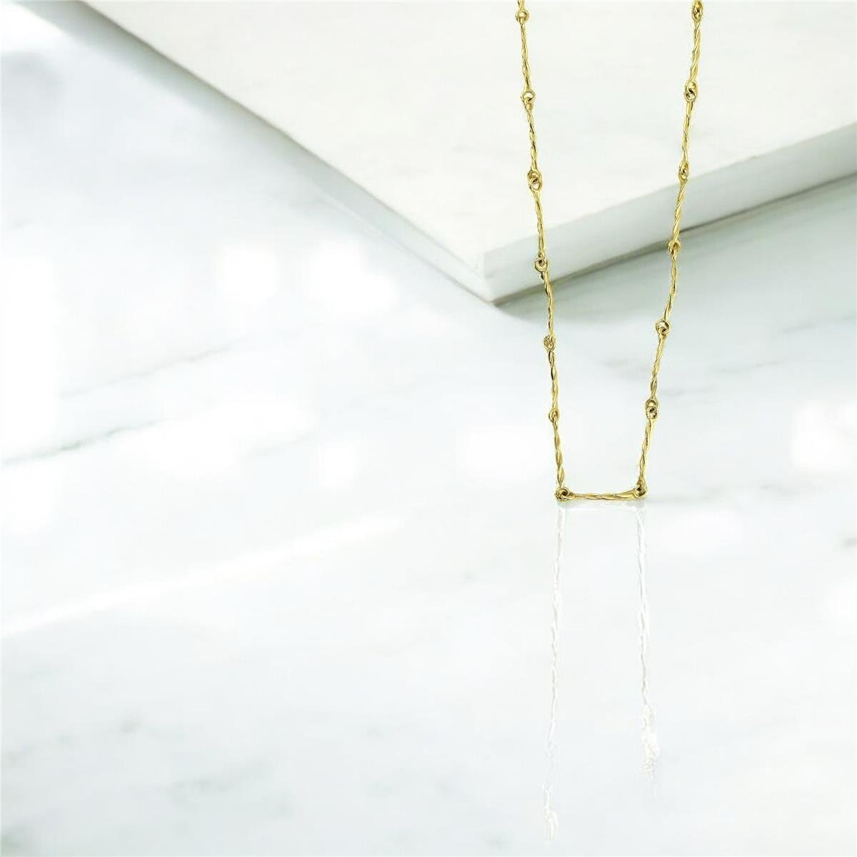 14 Ayar Altın Tasarım Zincir  -  0203720