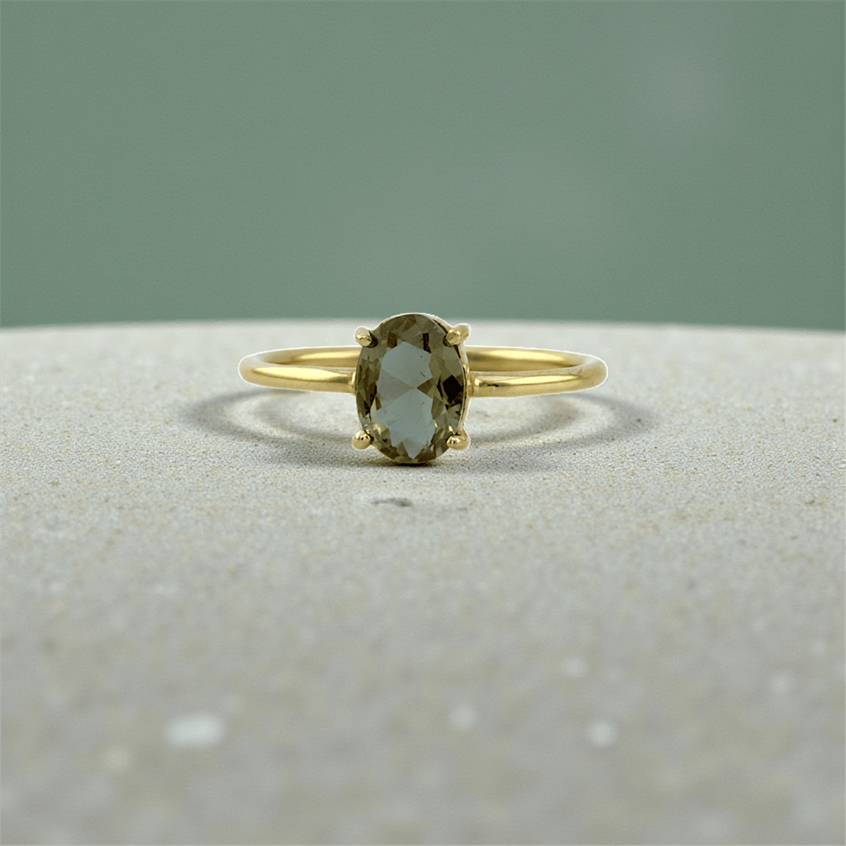 14 Ayar Altın TASLI Yüzük  -  K220162