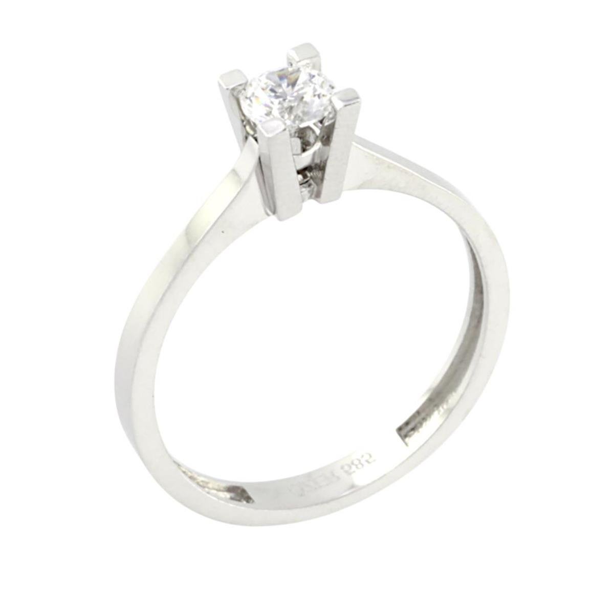 14 Ayar Altın Tektaş Yüzük  -  0187689