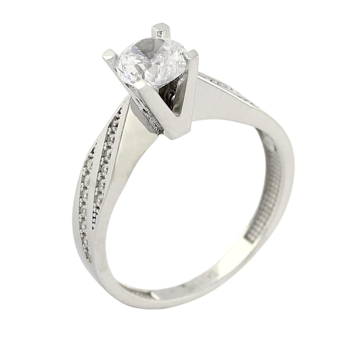 14 Ayar Altın Tektaş Yüzük  -  0191645