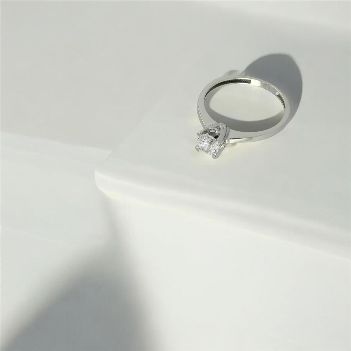 14 Ayar Altın Tektaş Yüzük  -  0193006