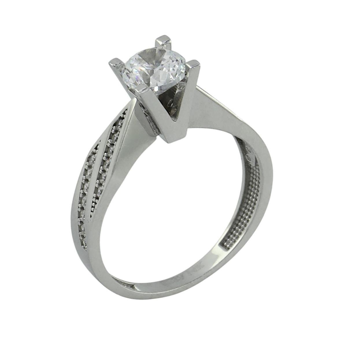 14 Ayar Altın Tektaş Yüzük  -  0193010