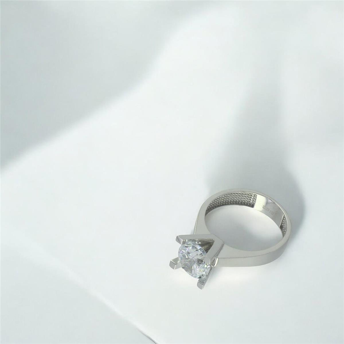 14 Ayar Altın Tektaş Yüzük  -  0193012